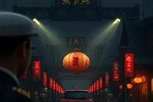 雨林打字机剧照:潮湿木屋里一台老式打字机与窗外密布的雨林