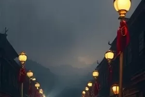 木棉巷口剧照:老式居民楼下晾衣绳与午后斜照进巷子的阳光